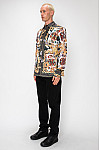 ACE CLUB Big Slick Playing Card Long Sleeve Shirt