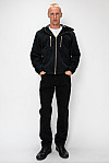 ACE CLUB Black Mask Zip Hoodie