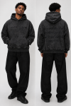 ACE CLUB Proverbs 16:3 Acid Wash Hoodie – Acid Black